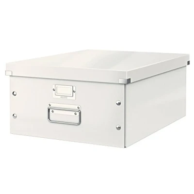 Imagen de Leitz Caja de Almacenaje A3, Gama Click and Store 60450001 Grande, Blanco