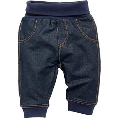 Imagen de Schnizler Playshoes Baby Sweat Hose Jeans Optik Pantalones de Deporte, Blue 7, 56 cm Unisex niños