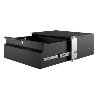 Imagen de Stalflex Cajón Bandeja Rack 19 Pulgadas 4U 320mm Acero Resistente Bastidor y Armario para Equipos de Red Servidor Universal Compatible con Server Raíles