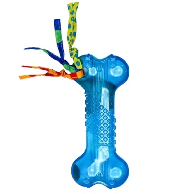 Imagen de Petstages Orka Mini Bone Juguete con forma de hueso Para perros morder Azul real