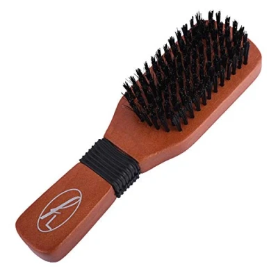 Imagen de Fine Lines cepillo de cerdas pala, pelo jabalí y nailon, suaves para cabello afro, húmedo o rizado, cepillos mujeres hombres