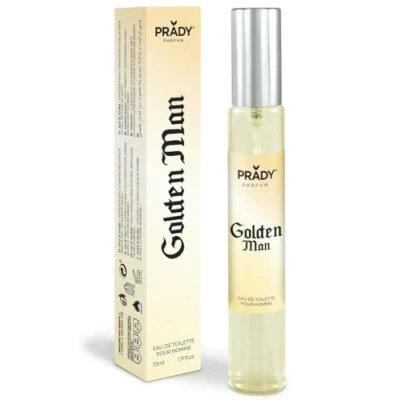 Imagen de Prady Eau de Toilette Golden Man 33ML Fragancia Elegante y Refinada