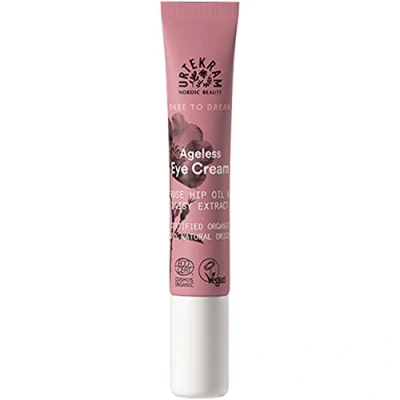 Imagen de Urtekram Soft Wild Rose Ageless Crema de ojos antiedad con aceite rosa mosqueta Reduce hinchazón y líneas expresión Natural, orgánico vegano, 15ml