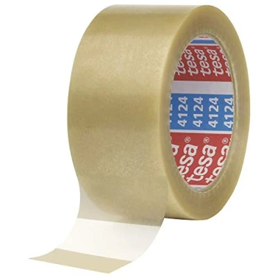 Imagen de Tesa 57176 00000 Apto Para Uso en Interior 66M Pvc Transparente Cinta Adhesiva Cintas Adhesivas (Transparente, Envoltorio, Pvc, 66 M, 50 Mm)