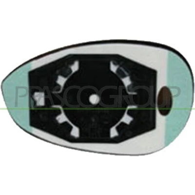 Imagen de PRASCO FT0307503 Cristal de Espejo derecha FIAT: 500 C Cabrio, Grande Punto Hatchback, ABARTH: 500C / 595C 695C Cabrio