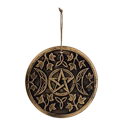 Imagen de Grindstore WP_38123 Placa lunar Triple Goddess Circular 1 unidad, Marrón