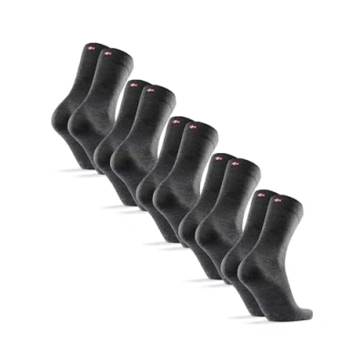 Imagen de DANISH ENDURANCE Calcetines Lana Merino Clásicos, Traspirables, Trabajo Hombre y Mujer, 3 5 Pack Gris 35 38