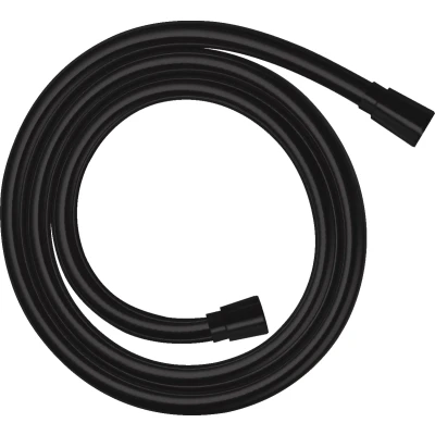Imagen de hansgrohe Isiflex flexo de ducha universal 1,60 m, sistema anti torsión, manguera flexible y resistente a las torceduras, incl. juntas, negro mate