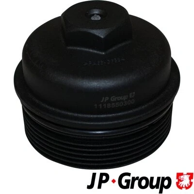 Imagen de JP GROUP 1118550300 Cubierta, caja filtro de aceite VOLKSWAGEN: Golf 5, Passat B6 Berlina, Tiguan I, SEAT: Leon II Hatchback, Ibiza 4, Altea