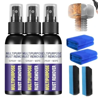 Imagen de Multipurpose Rust Remover Spray,Instant Spray,Rust Spray for Metal,Car Removal Metal Paint Cleaner,Iron Powder (3Pcs)