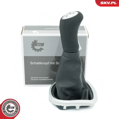 Imagen de ESEN SKV 63SKV466 Pomo palanca de cambios 5 velocidades cuero RENAULT: Clio 3, III Grandtour