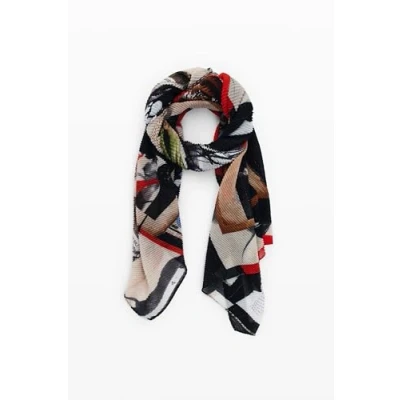 Imagen de Desigual Designed BY MR Christian Lacroix Bufanda, Mujer, Talla: One Size, Multi coloured