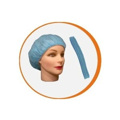 Imagen de Gorro desechable plegado en acordeon. Azul. Caja 1000 uds