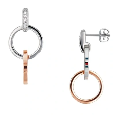 Imagen de Tommy Hilfiger Jewelry Pendientes de botón para Mujer Acero inoxidable con cristales 2780084