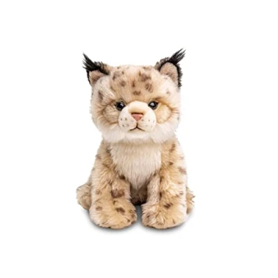 Imagen de Uni Toys Lince cachorro, sentado 22 cm (altura) Gato de peluche