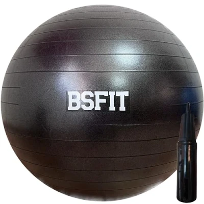Imagen de BSFIT, Pelota de Pilates, Embarazada 75 cm, Pilates Accesorios, Fitness, Embarazo, Descubre una Variedad en Balon Yoga y Accesorios para tu Rutina Ejercicio (Diametro 75cm)