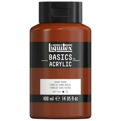 Imagen de Liquitex Basic Acrylic Tubo De Pintura Acrílica, 400 ML, Marrón (Tierra Siena Tostada Nuevo)