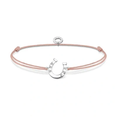 Imagen de Thomas Sabo Pulsera en Nailon con Abalorios, Abalorio de Herradura