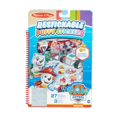 Imagen de Melissa &amp; Doug PAW Patrol Pegatinas Esponjosas reutilizables, Patrulla Canina Actividades creativas para niños, Juego creativo, Regalo niños y niñas de 3 4 5 6 7 años