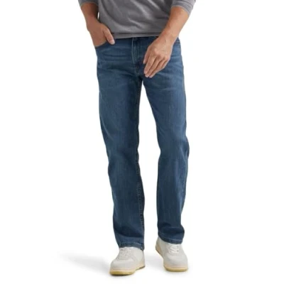 Imagen de Wrangler Authentics Men&#039;s Big &amp; Tall Regular Fit Comfort Flex Waist Jean, Blue Ocean, 46x30