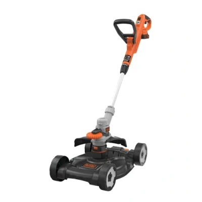 Imagen de BLACK+DECKER STC1820CM QW, Cortabordes bordeador y cortacésped 3 en 1 de 18V 2.0Ah, 28 cm, 2 alturas corte (40 60 mm), velocidades, Incluye carrete Reflex batería Ah,