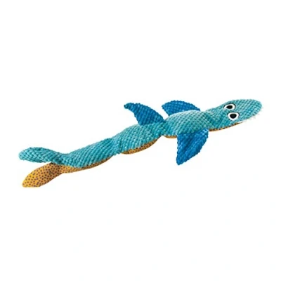 Imagen de Petstages Stuffing Free Flop Shark, Azul, L