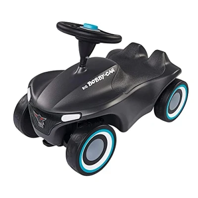 Imagen de Big Bobby Car Neo antracita: vehículo deslizante para interiores y exteriores, infantil con neumáticos susurrantes dos colores de llantas cambiar, niños a partir 1 año