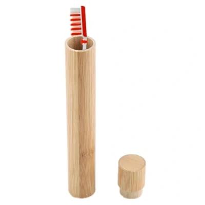 Imagen de Nikou Cepillo Dientes Bambu Estuche de portátil Viaje bambú ecológico para el