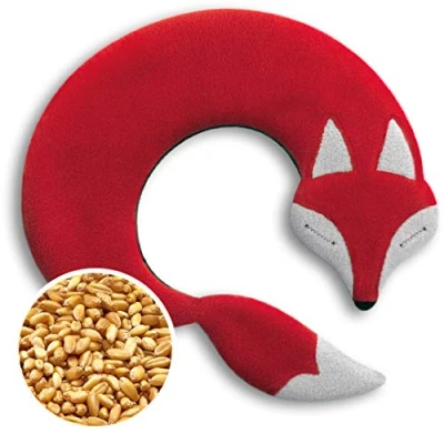 Imagen de SACO TÉRMICO Leschi de semillas para microondas/para la tensión cervical/Animal: Zorro Noah, rojo