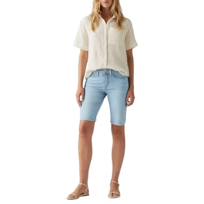Imagen de Levi&#039;s Shaping Bermuda Pantalones Cortos, Double Duty Short, 29W para Mujer