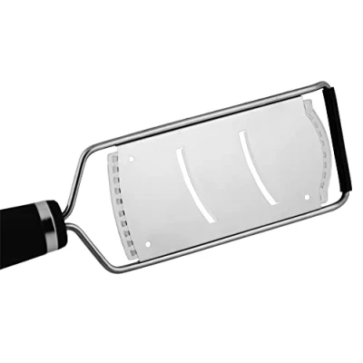 Imagen de Jata AC30 Laminador Acero Inoxidable, Mango Ergonómico Silicona, Antideslizante, Apto Lavavajillas, Resistencia 240, Negro