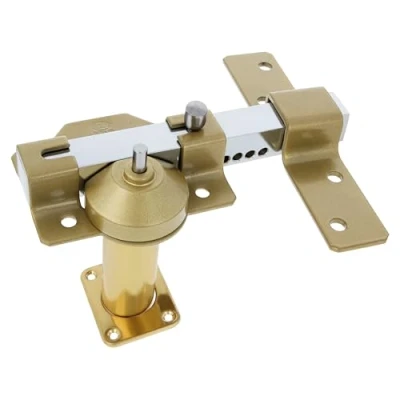 Imagen de Amig Cerrojo de Sobreponer para Puertas con Cilindro Seguridad y Pestillo Apertura Acero Acabado Martelé 70 mm Incluye 5 Llaves Punto 88 x 153