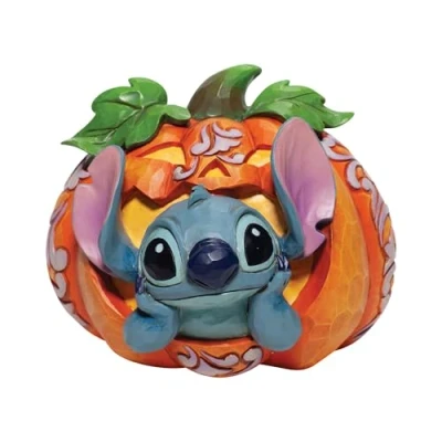 Imagen de Disney Traditions, Figura de Stitch en una calabaza, Enesco