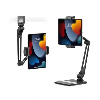 Imagen de Twelve South Hover Bar Duo Mount Desk/Clamp Foldable Stand black