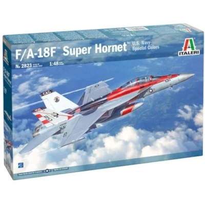 Imagen de Italeri 2823 1:48 F/A 18F U.S. Navy Special Colors modelismo, Kit, Libre, Hobby, Pegamento, Kit de plástico, detallado, sin Pintar