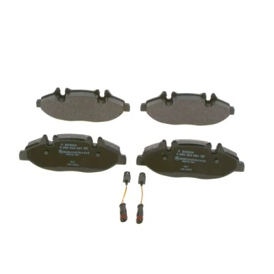 Imagen de BOSCH 0 986 494 081 Juego de pastillas freno Low Metallic con contacto avisador desgaste Chapa antichirridos MERCEDES BENZ: Vito Mixto, Bus