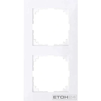 Imagen de Schneider Electric MEG4020 3625 M Pure Marco Doble Blanco Activo, 2 Fach