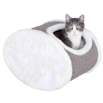Imagen de Trixie 49921 Cueva Suave de Fijar a Pared, 42 x 29 28 cm, Blanco/Gris