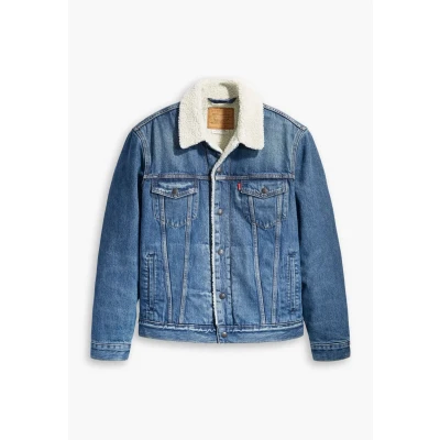 Imagen de Levi&#039;s Type 3 Sherpa Trucker Chaqueta, Fable, L Hombre