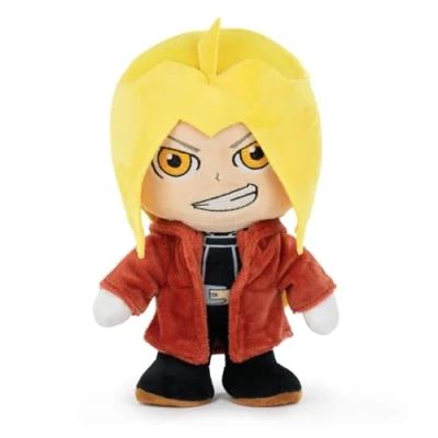 Imagen de BARRADO Peluche de los Personajes Fullmetal Alchemist 26 Centímetros Edward, Alphonse Calidad Super Soft (Edward)