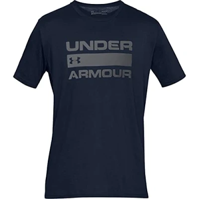 Imagen de Under Armour TEAM Issue Wordmark Camiseta estampada, Hombre, Talla: XS, Academy/graphite