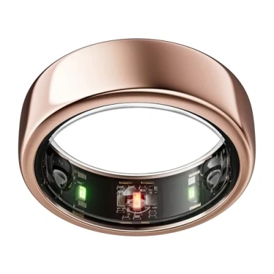 Imagen de Oura Ring Gen3 Horizon Talla 6, Rose Gold Anillo Que monitoriza el sueño, la FC y estrés hasta 7 días de autonomía Compatible con iOS Android Averigua tu Kit Tallaje