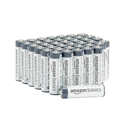 Imagen de Amazon Basics Pilas alcalinas AA de uso industrial (40 unidades)