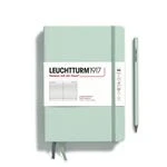 Imagen de LEUCHTTURM1917 367260 Libreta Medium (A5) 145 x 210 mm, Tapa Dura, 251 páginas numeradas, Mint Green, Lineas