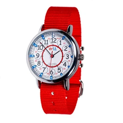 Imagen de EasyRead time teacher ERW RB 24 R Aprender el Tiempo Reloj para niñas