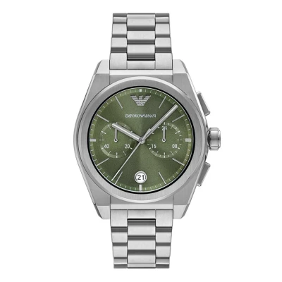 Imagen de Emporio Armani Traditional Federico Cronógrafo silvercoloured, Hombre, Talla: One Size, Silver coloured