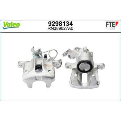 Imagen de FTE 9298134 Pinza de freno gris Hierro fundido Eje trasero, derecha sin soporte AUDI: A4 B5 Berlina, Avant