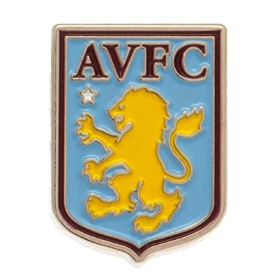 Imagen de Aston Villa FC Crest Pin Badge Parches, Adultos Unisex, Multicolor (Multicolor), Talla Única