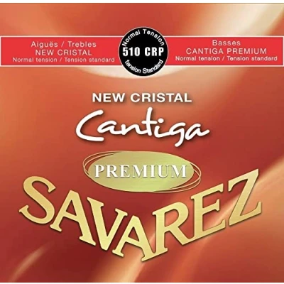 Imagen de Cuerdas para Guitarra Clásica New Cristal Cantiga Premium Juego 510CRP Tensión normal