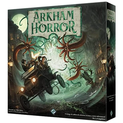Imagen de Fantasy Flight Games Arkham Horror 3ª Edición Juego De Mesa Cooperativo Investigación y Terror para Adultos Jóvenes a Partir 14 Años 1 6 Jugadores 2 3 Horas por Partida Español